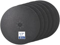 HUAALIUCHE Floor Sanding Disc Cloth-Backed Silicon Carbide，17" x 2" Holes for Concrete, Stone, 100 Grit, 6-Pack