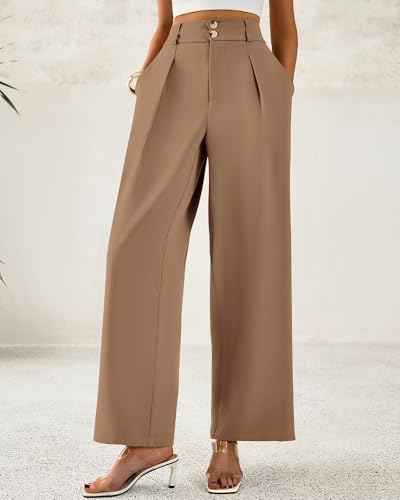 BTFBM Wide Leg Dress Pants Women Business Casual Outfits