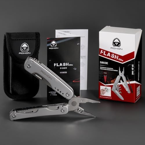 ROXON S803E Elite Flash Multi tool with 21 functions including strong plier