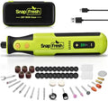 SnapFresh 8V Cordless Rotary Tool Kit, 28, 000 RPM, 46 Accessories