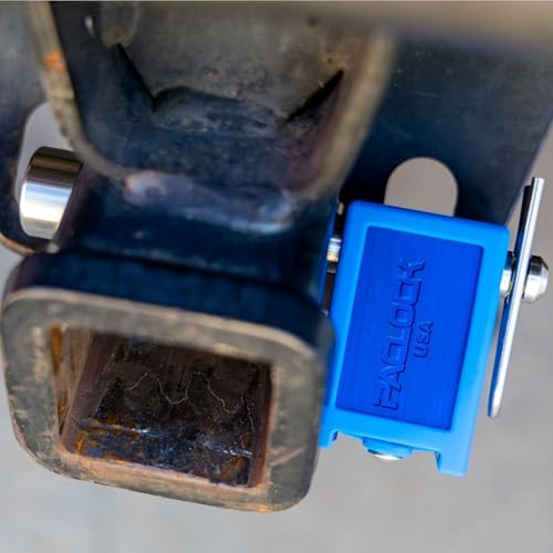 PACLOCK's 80-Series Trailer Hitch Lock, High Security Rotating Disc, 135" Pin, U-Pick! Keyed Alike w/ 1 Key, Silver