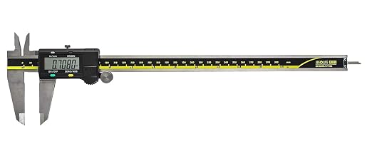 Mitutoyo 500-193-30 Caliper 12" (300mm) – High-Precision AOS Encoder – Durable Stainless Steel Vernier Caliper with .0005"/0.01mm Resolution for Accurate Caliper Measurement Tool