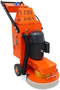 INTBUYING Concrete Floor Grinder Machine with Dust Collector Concrete Cement Ground Grinder Built in Blower Epoxy Floor Grinding Machine Hand-push Terrazzo Marble int Removal Foldable Design 220v