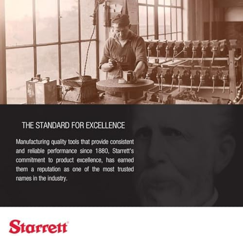 Starrett Toolmakers Parallel Clamp - Ideal for Holding Work in Tapping and Drilling - 1-1/4" Capacity, 13/16" Throat Depth, Hardened Steel, Nice Finish - 161A