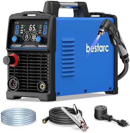 Bestarc Plasma Cutter, [Blow Back Pilot Arc][Large LED][Air Sensor] 65A