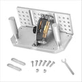 Belt Grinder Knife Jig, -5°~25° Angle Adjustable, 7.68" Long with Dual Handles and Dual Press Plates, for Angle Grind Guide in Belt Sander Blade Making.