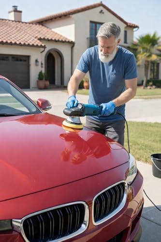 NEW! Fits HERCULES Corded 8 Amp 6 in. Forced Rotation Dual Action Polisher - 6 Speed Professional-Grade Polisher Combines Forced Rotation & Dual Action Movement for Ultimate Blend of Power & Finesse