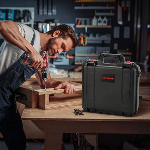 LOTOCASE Case for Milwaukee Drill M18 Impact Driver Waterproof Storage box