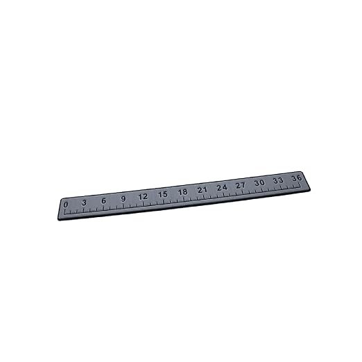 SeaDek Foam Fishing Ruler | Fish Ruler Perfect Boats, Coolers & Kayaks | 36" Fishing Measurement Tool | Fishing Accessories | 3M Adhesive Backing | Storm Gray/Black