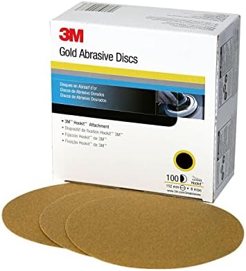 3M Hookit Finishing Film Abrasive Disc, 260L, 00969, 6 in, P1000
