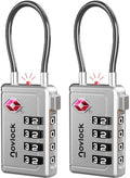 TSA Approved Luggage Locks, Travel Locks with Inspection Indicator