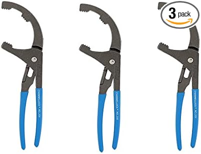 Channellock Slip-Joint Pliers 209 - Oil Filter Removal, PVC Handling, Plier Set - 9 in, 3-Pack
