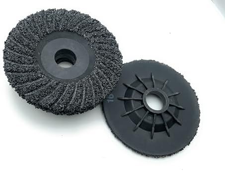 SIGNI 5 Pack SiC Plastic Back Grinding Wheel for Granite/Marble/Concrete and Glasses (4.5 INCH, 16 GRIT)