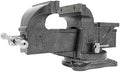 WEN Bench Vise, 4-Inch, Cast Iron with Swivel Base