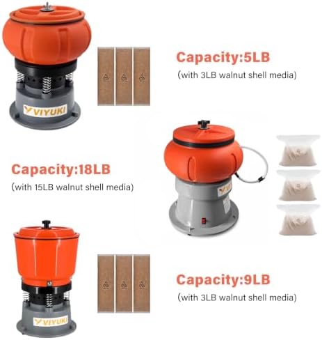 9LBS Vibratory Tumbler Polishing Machine