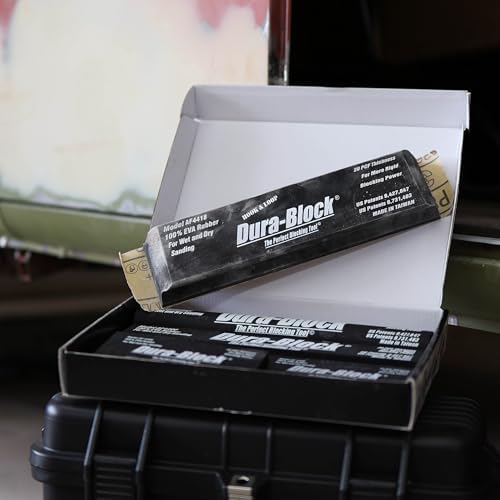 Dura-Block AF44HL Hook & Loop Black 7-Piece Sanding Block Set