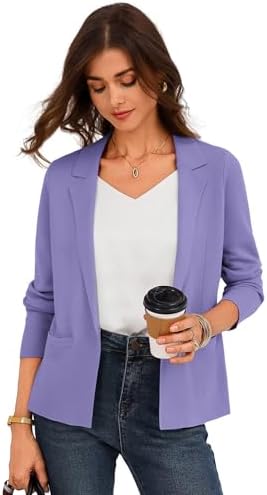 GRACE KARIN Womens Sweater Blazer Jackets Business Casual Work Cardigan