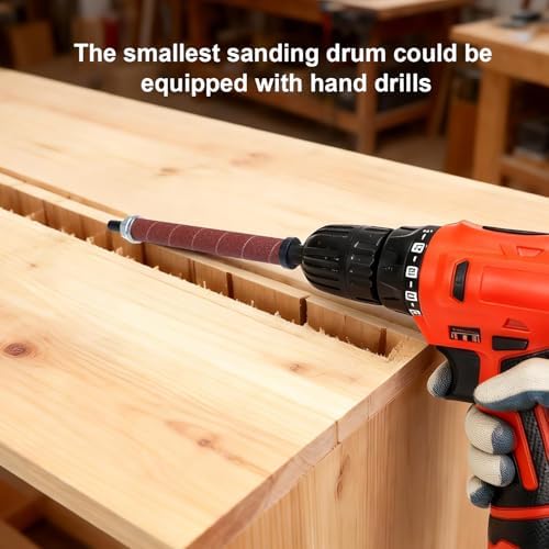 4-1/2’’ Drill Press Sanding Spindle Kit,Spindle Sander Drum Kit