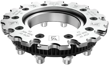 Frankford Arsenal X-10 Shell Plates with Ball Bearings, Compatible with X-10 Progressive Press, for Caliber Change, Reloading, and Gunsmithing