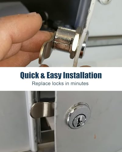 L-1172C National Mailbox Lock with 3 Keys, 10-Pack | Compatible with National USPS-L-1172C C9100 CompX NDCBU CBU Cluster Mailboxes, Clockwise
