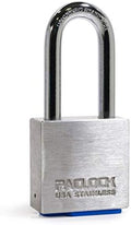 PACLOCK's 4-Series Padlock, UCS, 7/16" Diameter Hard. Stainless Steel Shackle, 2-1/2" Tall, 304 Stainless Steel, High Performance 6-Pin Cylinder, Keyed Differently w/ 2 Keys