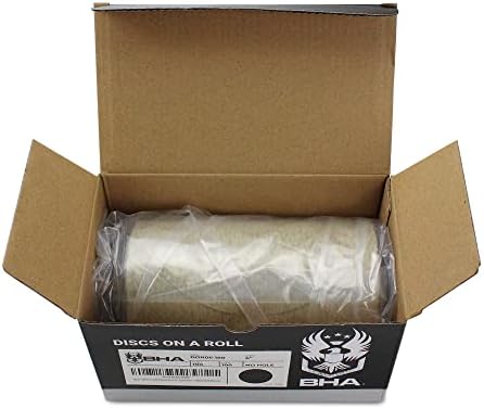 BHA 6" Gold PSA Sanding Discs for DA Sander, 100 Grit - 100 Pack