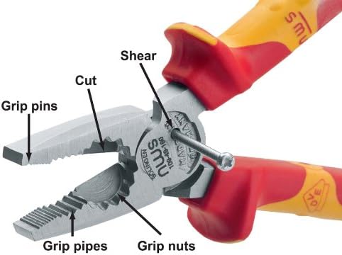 Nws - Electricians Vde 5-In-1 Combimax Pliers 180Mm