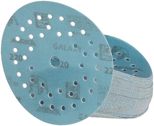 Mirka Galaxy Multifit Sandpaper 5 inch Grit 220 50 Discs Pack