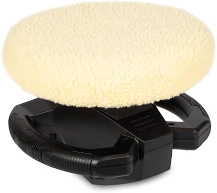 WEN 20V Max Cordless 10-Inch Random Orbital Polisher and Waxer Kit with 2Ah Battery, Charger, and Bonnets (20870)