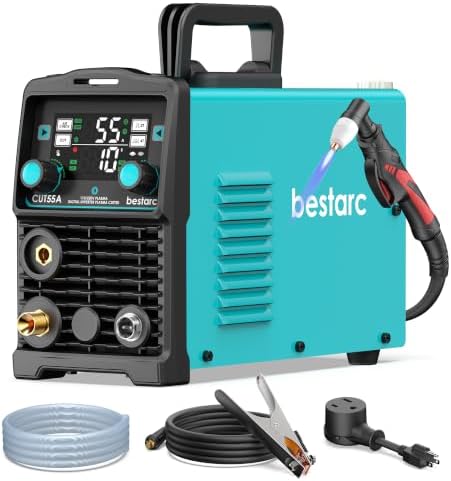 Bestarc Plasma Cutter, [Large LED Display] 55A Plasma Cutter Machine