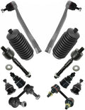 TRQ Front Steering & Suspension Kit Ball Joint Steering Rack & Pinion