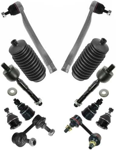 TRQ Front Steering & Suspension Kit Ball Joint Steering Rack & Pinion