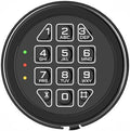 Black keypad Gun Safe Lock Replacement with Solenoid Lock