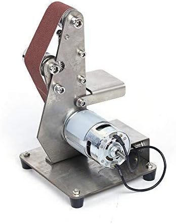 Mini Electric Belt Sander DIY Polishing Grinder Sharpener Machine Ac 110V 100W 775/895 Spindle Motor (775 Motor)