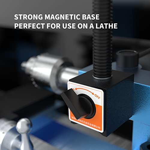 35LEDs Magnetic Light, 1200 Lumen 120v Flexible Gooseneck Work Light with Adiustable Magnetic Base for Lathe CNC Milling Drill Press Sewing Machine Industrial Lighting, 12W