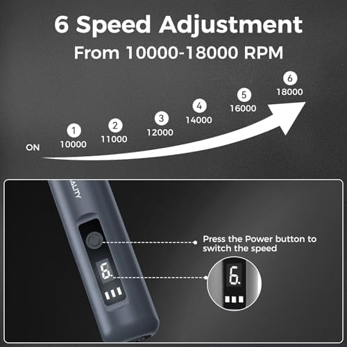 Creality Mini Cordless Rotary Tool for 3D Prints Finishing 24-in-1 USB Charging 3.7V 6-Speed Power Rotary Tool Kit for 3D Print Crafts Sanding, Polishing, Support Removal, Drilling, Etching, Engraving