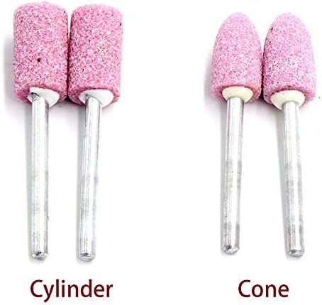 100pcs Abrasive Stone Points Polishing Grinding Head Electric Drill Bit Wheel For Rotary Accessories Power Tools,12mm 50pcs Set,Cylinder