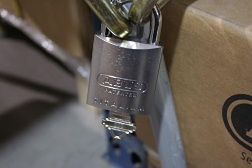 ABUS 83AL/45-300 Schlage Rekeyable Padlock Aluminum Body, Zero Bitted, Titanium
