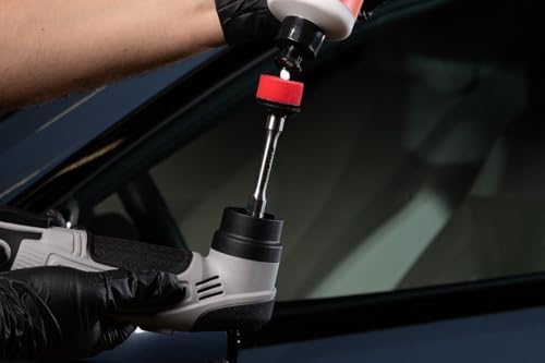 Maxshine M0312 V2 Cordless Mini Polisher Extension Shaft – 3" Stainless Steel Extender for Rotary Polisher – Fits Maxshine Mini Polisher 1/4"-28 Thread Detailing Tool for Cars, Trucks & Boats