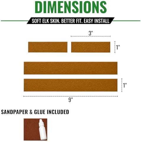Elk Skin Liner Kit for Pancake Welding Hood, Tan Leather Face Liner, DIY Comfort Upgrade