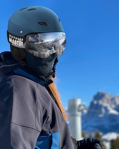 OutdoorMaster Kelvin Ski & Snowboard Helmet Set with RPO Goggles