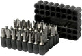 ARES 70009-33-Piece Security Bit Set with Magnetic Extension Bit Holder - Includes Tamper Resistant, SAE Hex, Metric Hex and Star Bits – Anti Tamper Bit Set Features Torq, Spanner, and Triwing Bits