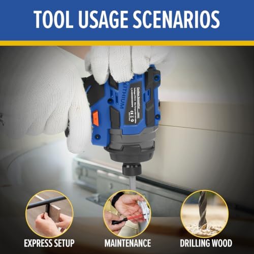 Prostormer 17V Cordless Impact Driver Set, 140Nm Brushless Screwdriver
