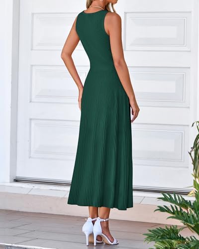 BTFBM Women Midi Bodycon Tank Dress