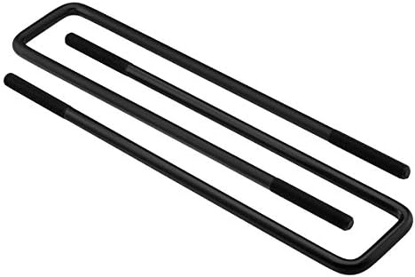 Supreme Suspensions - 4X Heavy-Duty Square Bend U-Bolts for Lifted Applications => 13.5" Long x 3.25" Wide x 5/8" Threads