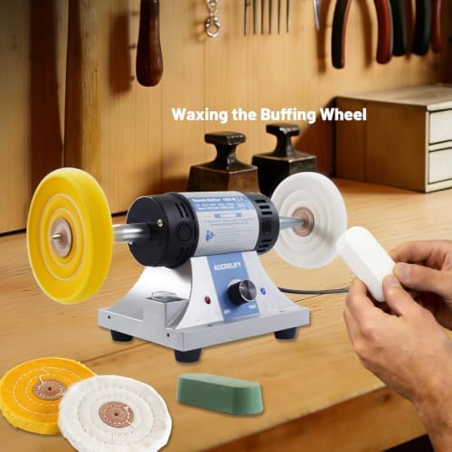 450W Jewelry Polisher, Variable Speed Bench Polishing Machine