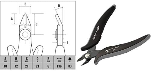 C. K Tools T3887 Ecotronic ESD Side Cutters
