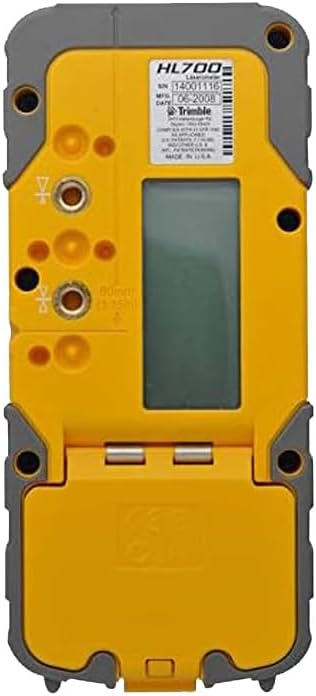 Spectra Precision HL700 Digital Readout Receiver for Basic & Advanced Performance, Huge 5 in (12.7 cm) Reception Height, Front & Rear LCD Displays, Waterproof and Weatherproof