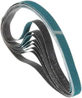 8 Pcs Sanding Belts 1 x 42 Inch 80 Grit Zirconia