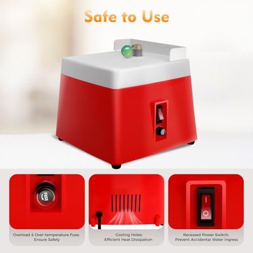 Mini Color Grinder, 110V Portable Electric Stain Grinder, Industrial Stain Glass Art Grinding Tool, 4200r/min DIY Grinding Tool